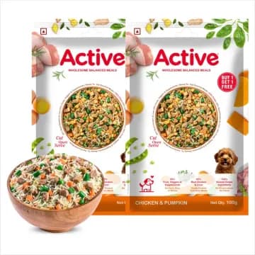 Active Chicken and Pumpkin Biryani Fresh Food For Dogs
